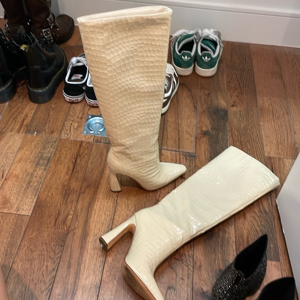 forever 21 high wheels boots